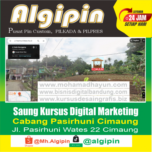 ALGIPIN CETAK PIN DI BANDUNG - CETAK PIN - BIKIN PIN - BUAT PIN, BISNIS DIGITAL BANDUNG - BRANGKAL - PUING - JASA  ANGKUT BUANG PUING BRANGKAL BANDUNG - ANGKUT BUANG BRANGKAL PUING BANDUNG SAUNG KURSUS DIGITAL MARKETING